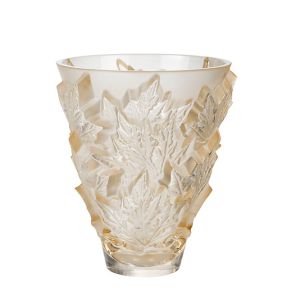Champs-Elysees Small Vase Gold Luster by Lalique