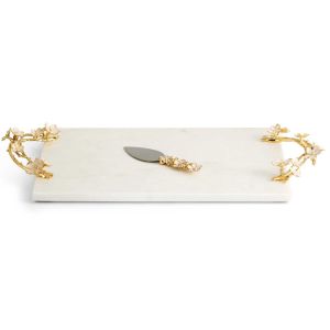 Cherry Blossom Cheese Board W/ Spreader by Michael Aram