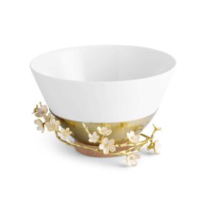 Cherry Blossom Porcelain Serving Bowl by Michael Aram