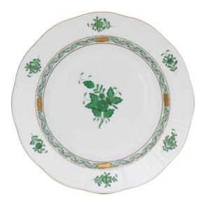 Apponyi Green Dinner Plate by Herend