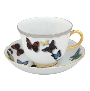 Christian Lacroix - Butterfly Parade Tea Cup And Saucer by Vista Alegre