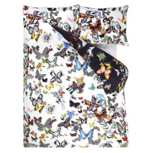 Christian Lacroix Butterfly Parade Opalin King Duvet Cover by Designers Guild