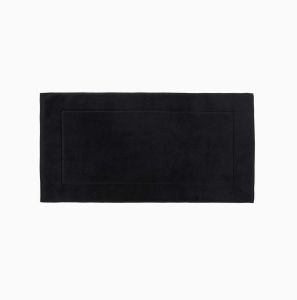 Cielo Black Tub Mat by Sferra