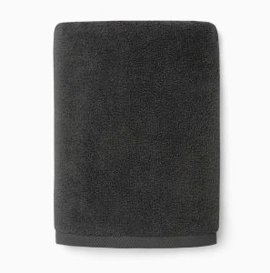 Cielo Titanium Hand Towel by Sferra