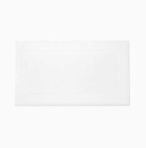 Cielo White Tub Mat by Sferra