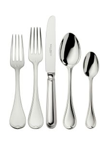 Classic-Faden Silverplate 5-Piece Place Setting by Robbe & Berking