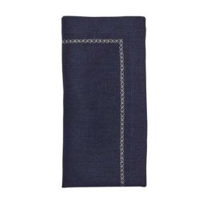 Classic Napkin Navy Set Of 4 by Kim Seybert