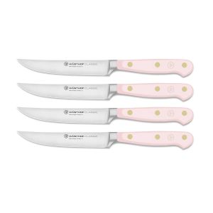 Classic Pink Himalayan Salt 4 pcs. Steak Knife Set by Wusthof Trident