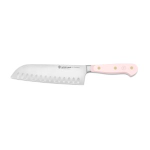 Classic Pink Himalayan Salt Hollow Ground Santoku by Wusthof Trident