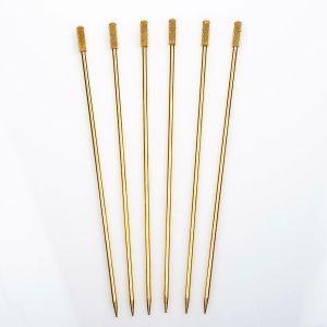 Cocktail Picks Square Gold Set Of 6 by Japanese Bar Tools