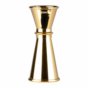 Collared Jigger Small Gold by Japanese Bar Tools