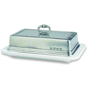 Convivio Double Butter Dish W/Cover by Match