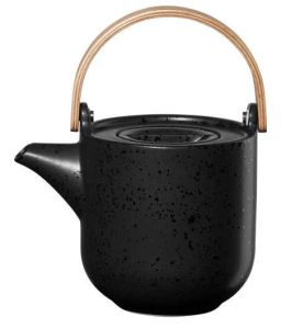 Coppa Kuro Teapot With Wooden Handle by Asa