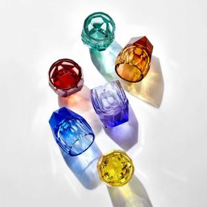 Cubism Tumbler Set Of 6 Colours by Moser