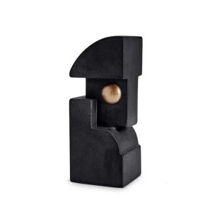Cubisme Bookend One - Black + Gold by L'objet