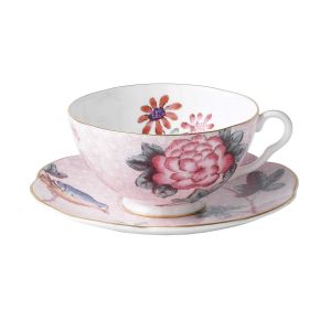 Cuckoo Teacup & Saucer Set Pink by Wedgwood