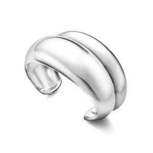 Curve Medium Bangle Size L by Georg Jensen