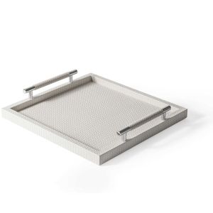 Dedalo Firenze Medium Rectangular Tray Cream by Pinetti