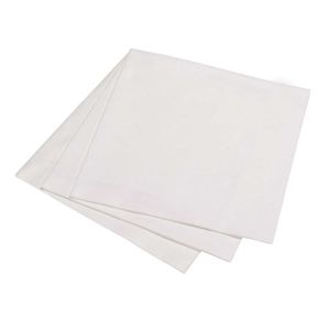 Deluxe Napkin Dinner Alpine White 25pcs by The Napkins