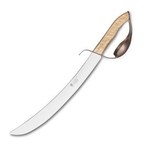 Design Sabre Oakwood Handle Bronze by Claude Dozorme