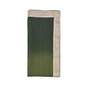 Dip Dye Napkin Olive/Green Set Of 4 by Kim Seybert