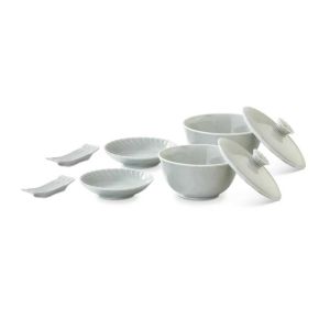 Double Rouche Green Asian Rice/Soy Set 4pc by Buccellati