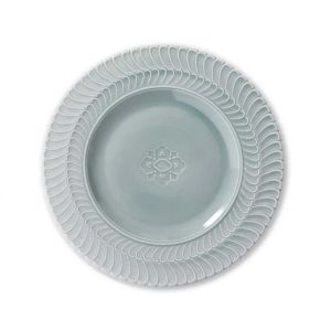 Double Rouche Green Dessert Plate by Buccellati