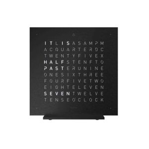 Earth 13.5 Deep Black - English by QlockTwo