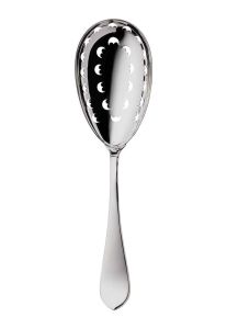 Eclipse Silverplate Pierced Spoon by Robbe & Berking