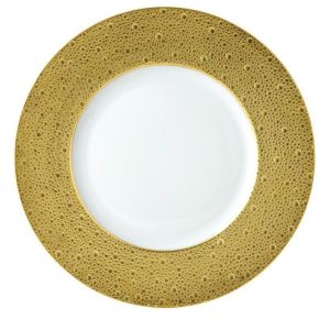 Ecume Gold Service Plate - 12.4 In. by Bernardaud