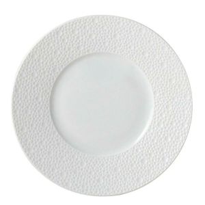Ecume White Bread & Butter Plate by Bernardaud