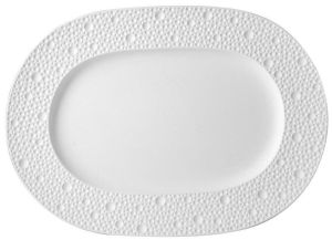 Ecume White Relish Dish by Bernardaud