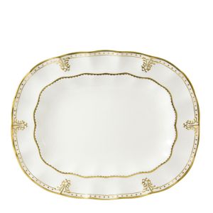 Elizabeth Gold Oval Dish Small by Royal Crown Derby