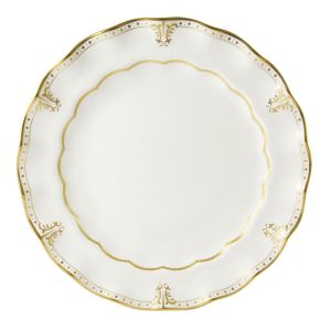 Elizabeth Gold Service Plate by Royal Crown Derby