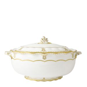 Elizabeth Gold Soup Tureen & Cover by Royal Crown Derby