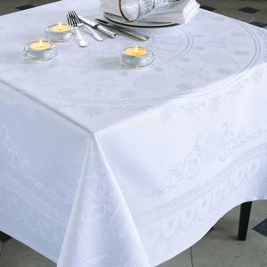 Eloise Diamant Tablecloth Round by Garnier Thiebaut