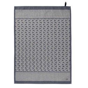 Empreintes - Blue Tea Towel by Le Jacquard Francais