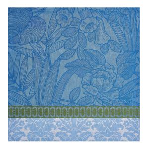 Escapade Tropicale Blue Napkin by Le Jacquard Francais
