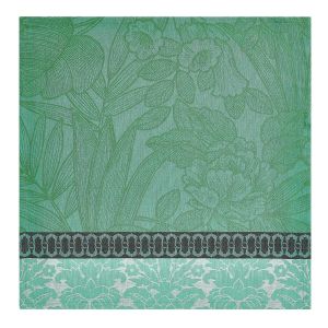 Escapade Tropicale Green Napkin by Le Jacquard Francais