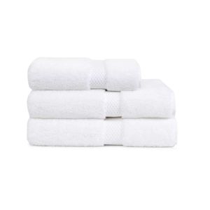 Etoile Blanc Hand towel 22 x 39 by Yves Delorme