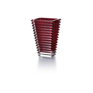 Eye Vase Red Rectangular, Small by Baccarat