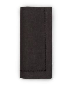 Festival Black - Set Of Four Dinner Napkins by Sferra