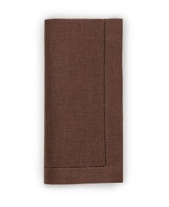 Festival Chocolate - Set Of Four Dinner Napkins by Sferra