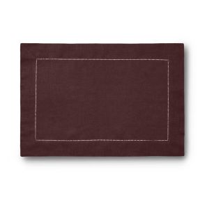 Festival Chocolate - Set Of Four Placemats by Sferra