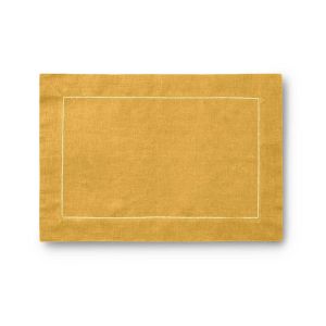 Festival Mustard - Set Of Four Placemats by Sferra