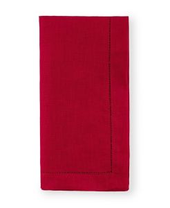 Festival Red - Set Of Four Dinner Napkins by Sferra