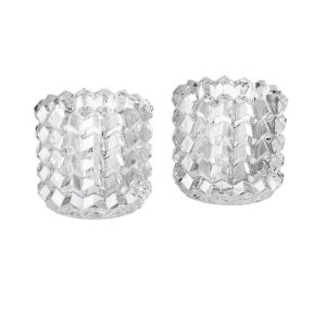 Focus Zig Zag Votive Clear X2 by Baccarat