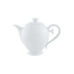 Georgia White Coffee-Teapot 1.2l by JL Coquet