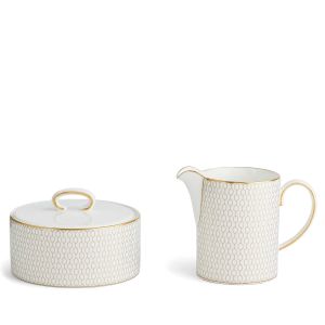 Gio Gold Covered Sugar & Creamer Set by Wedgwood