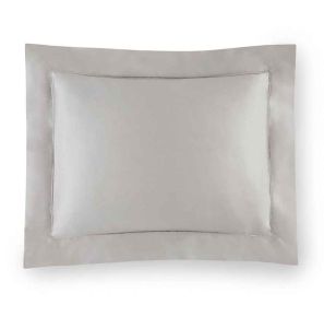 Giotto Grey Continental Sham by Sferra